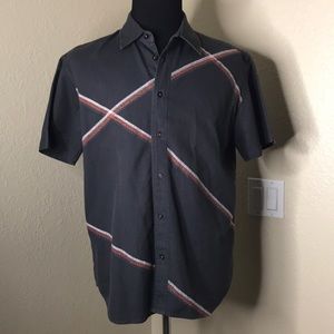 ARMANI EXCHANGE Button Down Shortsleeve Shirt L